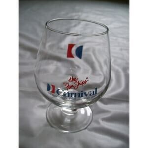 Brandy Snifter Glass Carnival Cruise Ship Line -081135